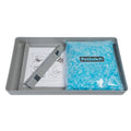Reusable Cat Litter Box Tray with 12.9 lb Crystal Cat Litter D928672