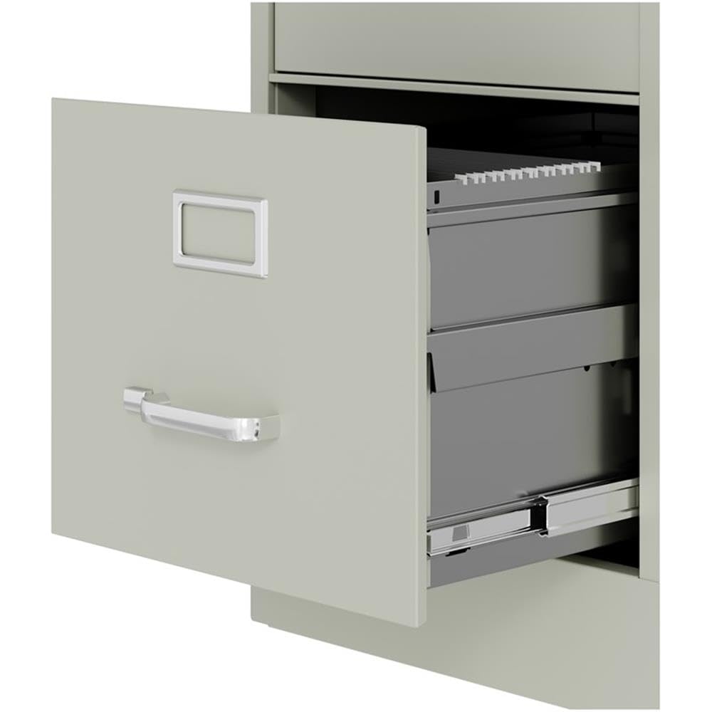 25" 4 Drawer Gray Metal Vertical Filing Cabinet D524733