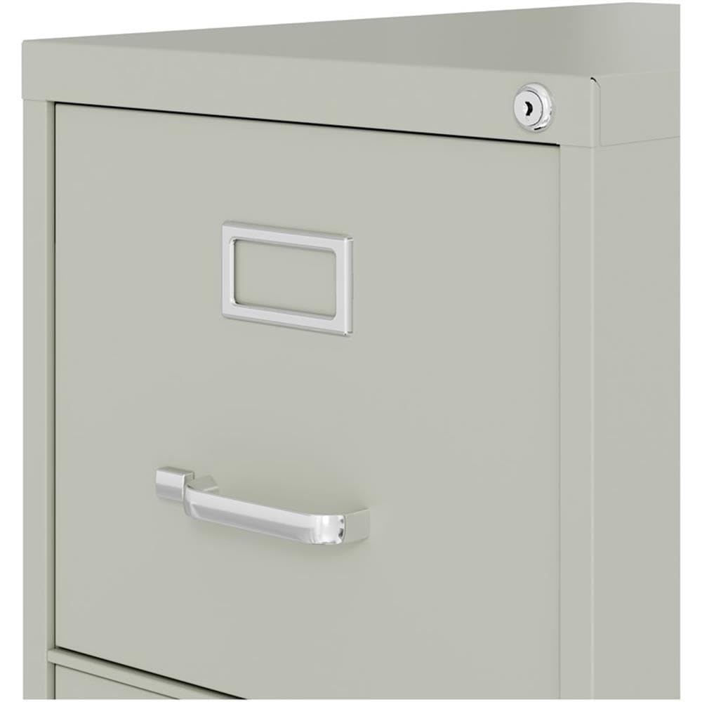 25" 4 Drawer Gray Metal Vertical Filing Cabinet D524733