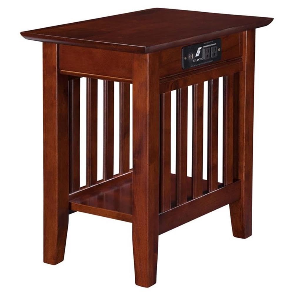 2 Piece Side Table Set in Walnut Q289