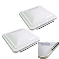 White 14" x 14" RV Roof Vent Lid Replacement 2 Pack S9424