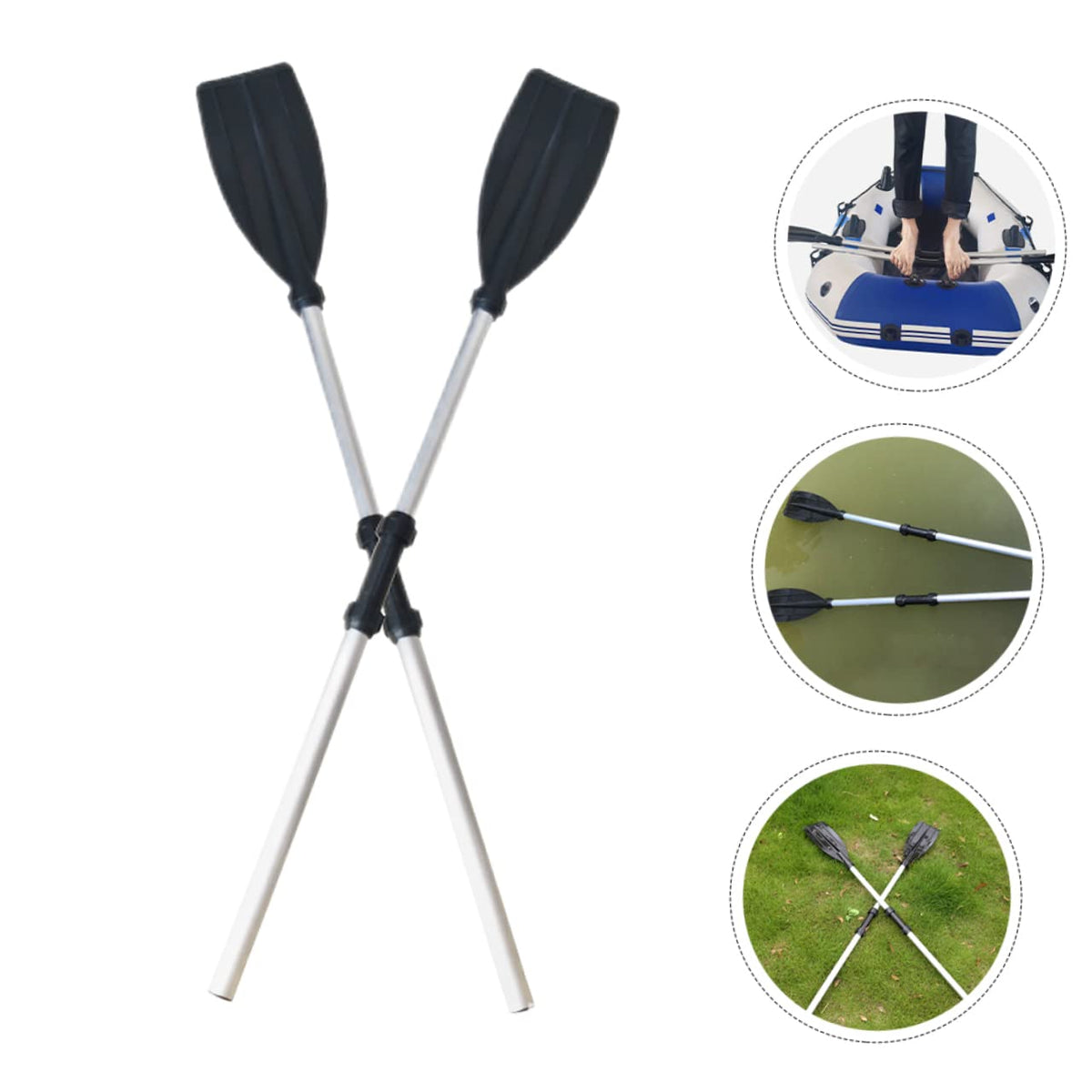 Aluminum Alloy Kayak Paddles 2pcs T5310
