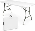 6 FT White Folding Table E701454