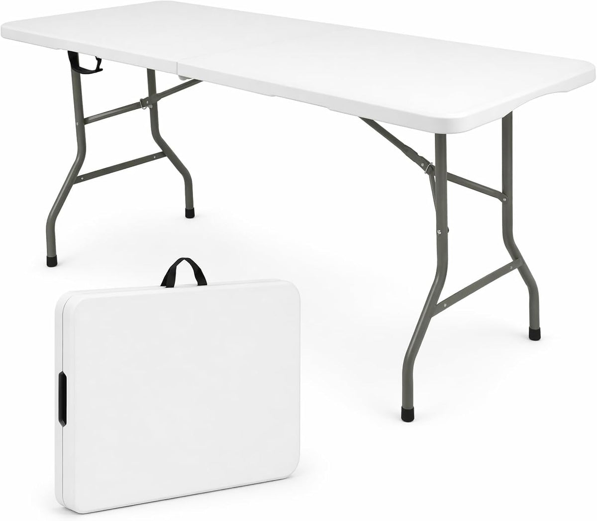 6 FT White Folding Table E701454
