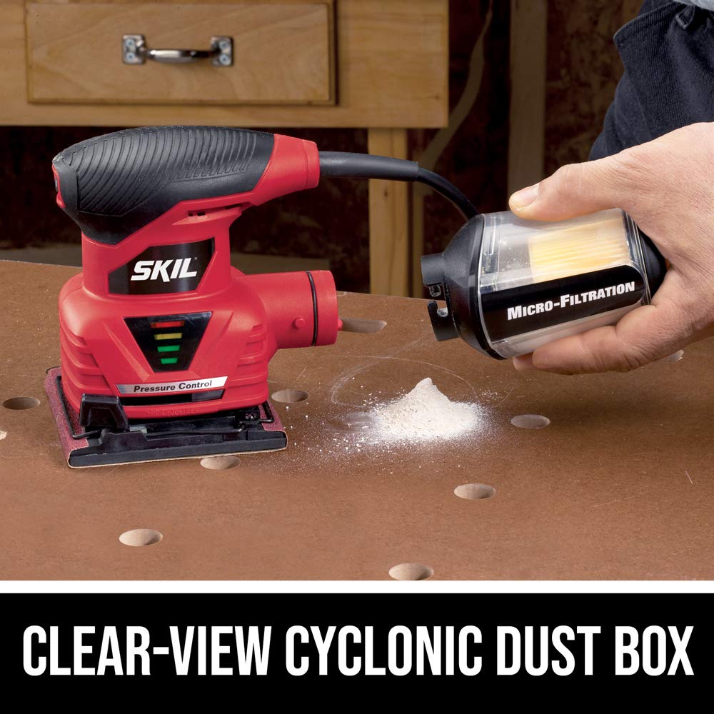 2.0 Amp 1/4 Sheet Palm Sander with Pressure Control W876