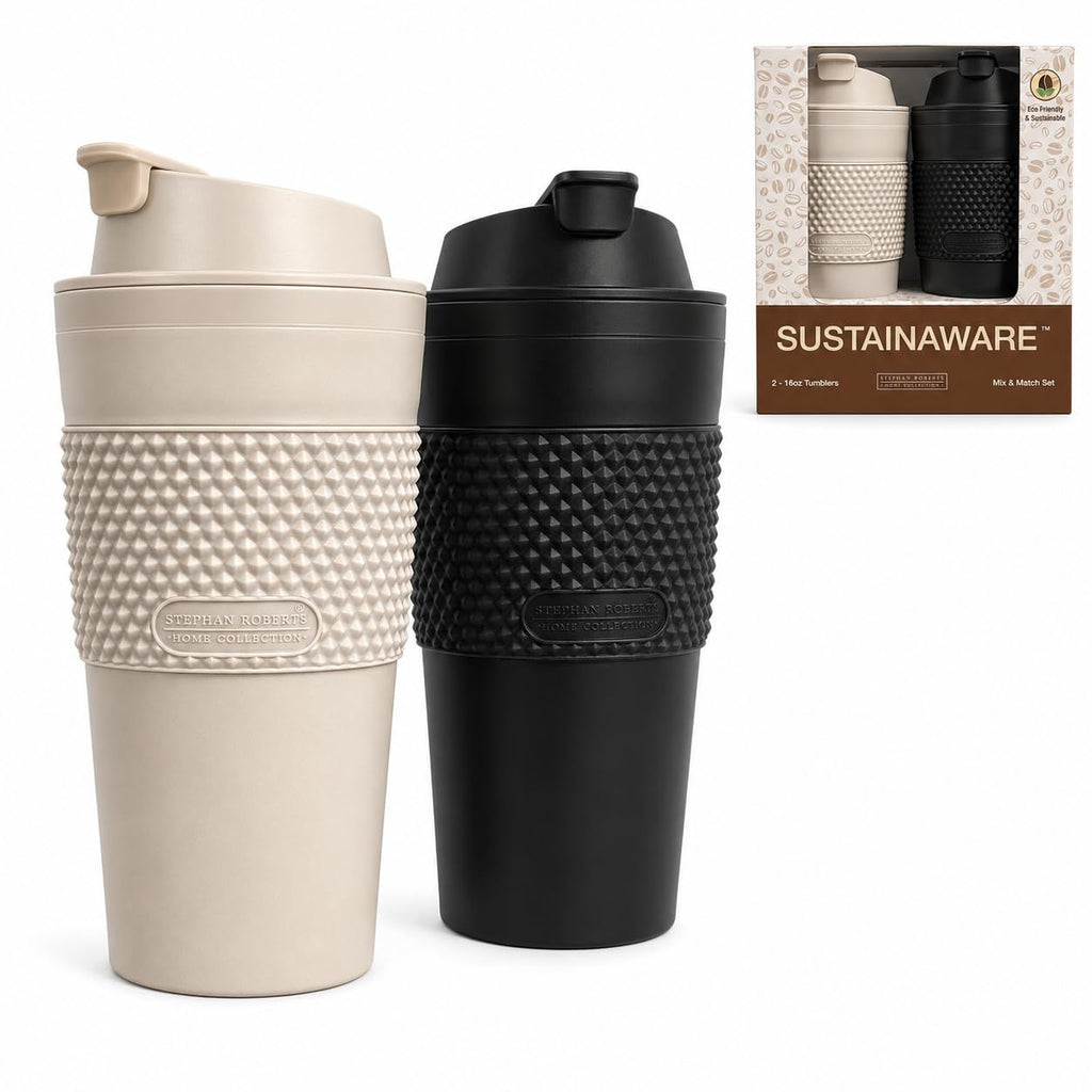 16 oz Insulated Coffee Tumbler Set 2 Pack O599