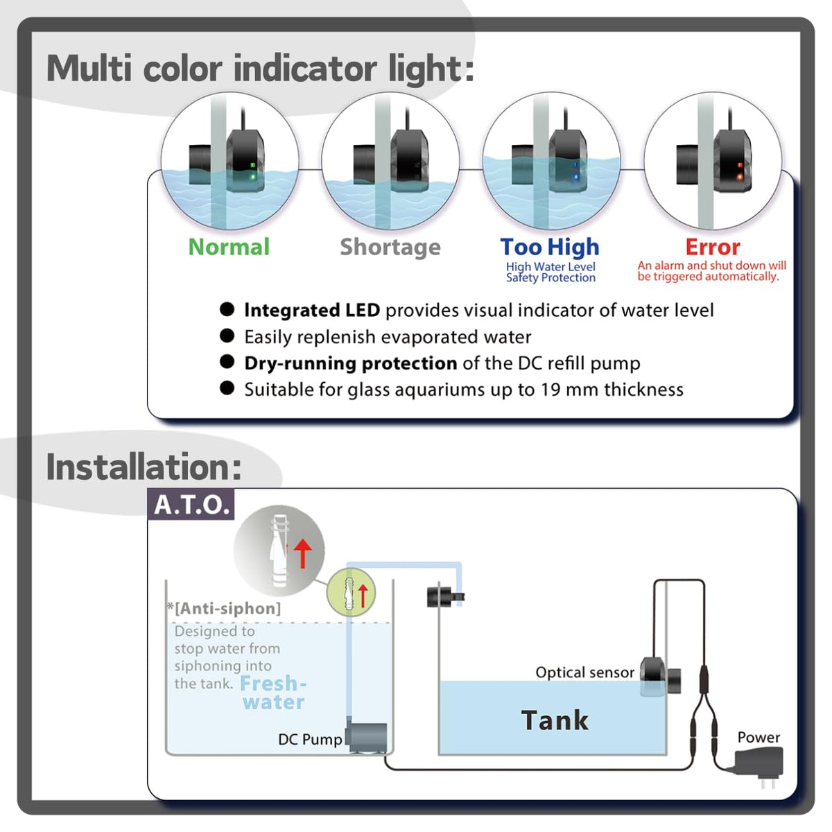 Auto Top Off System Saltwater Aquarium O572754