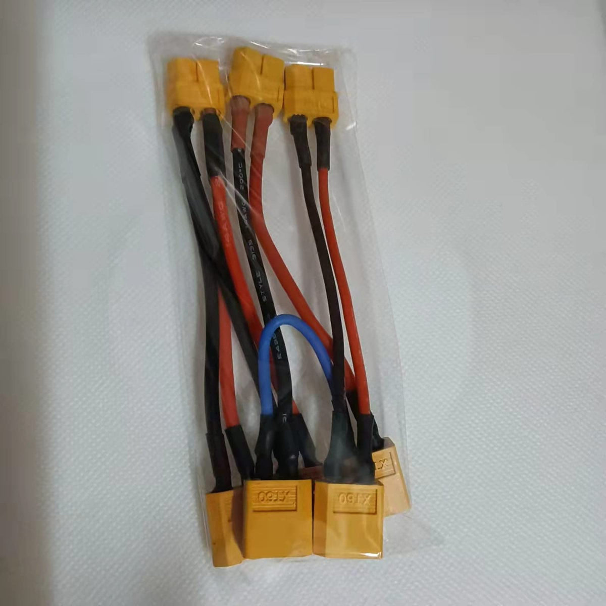 3 Pieces Battery Adapter Cable Y-Type Harness Connector XT60 Parallel H404