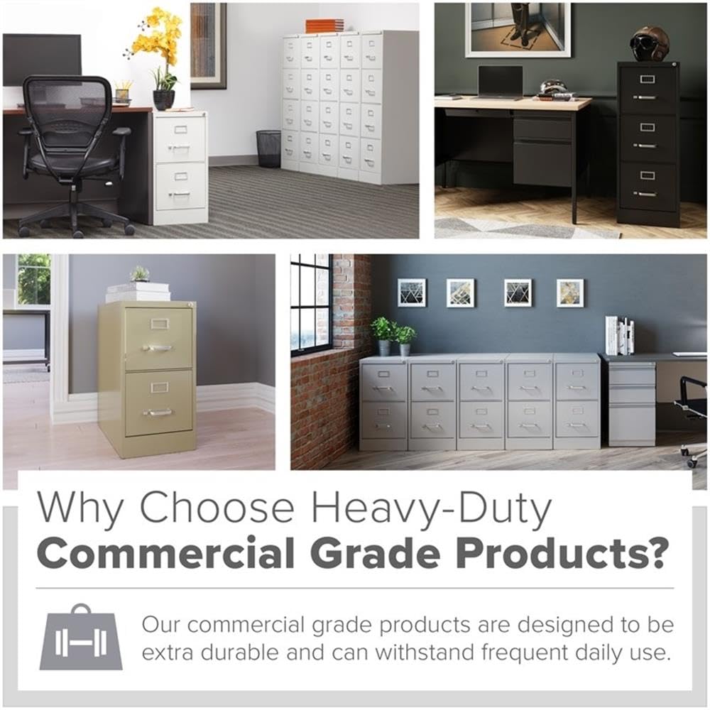 25" 4 Drawer Gray Metal Vertical Filing Cabinet D524733