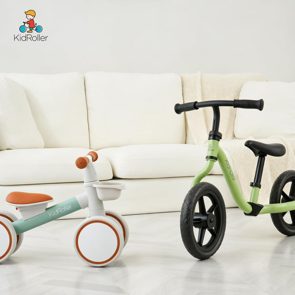 Pink Toddler Balance Bike with Adjustable Seat and Front Basket W743