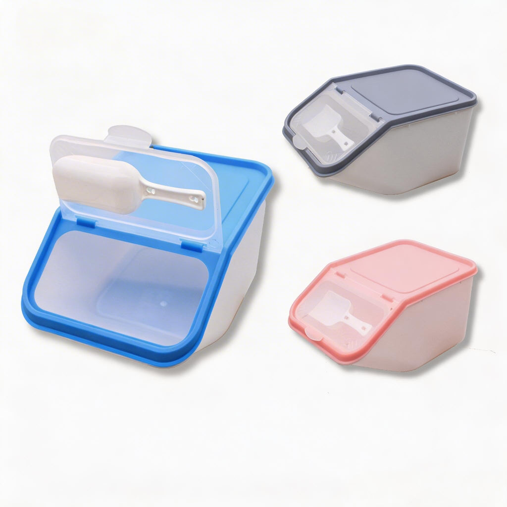 3-Pack Airtight Pet Food Storage Container Set with Scoop M851580