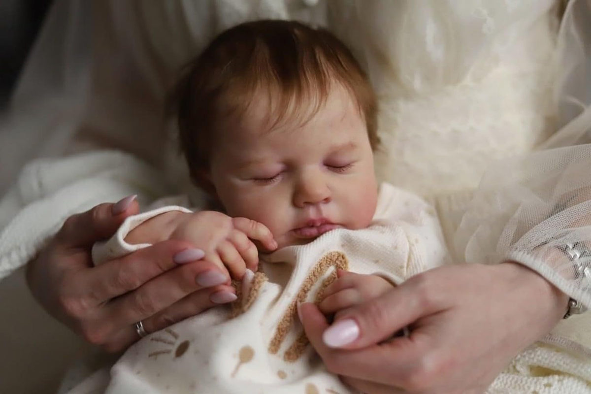 Realistic Silicone Full Body Girl Baby Doll with Hair C71596