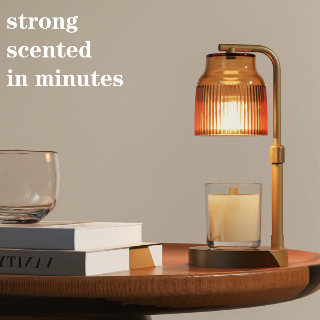 Candle Warmer Lamp with Timer Dimmer Adjustable Height I77289