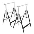 2 Pack Height Adjustable Folding Saw Horses D1924