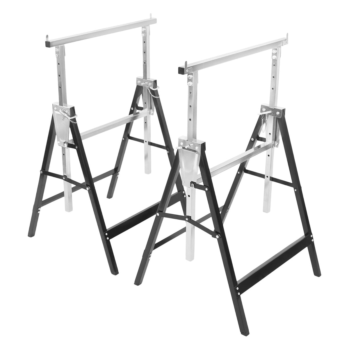 2 Pack Height Adjustable Folding Saw Horses D1924