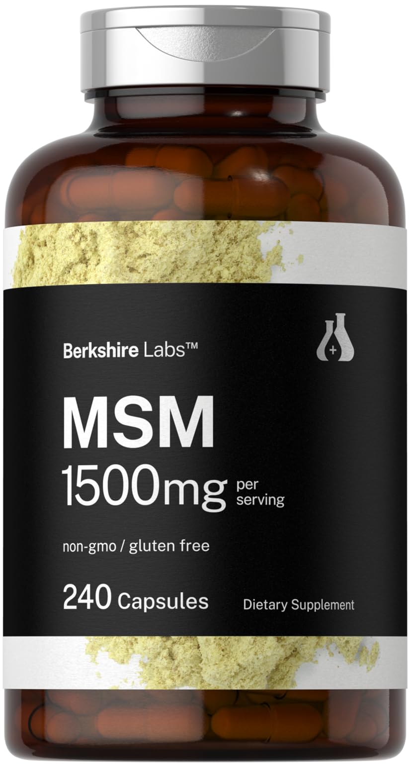 MSM Capsules 1500mg 240 Count S472