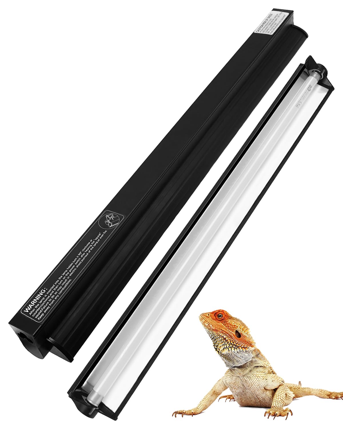 12 Inch 8W T5 10.0 UVB Reptile Light Fixture F68145