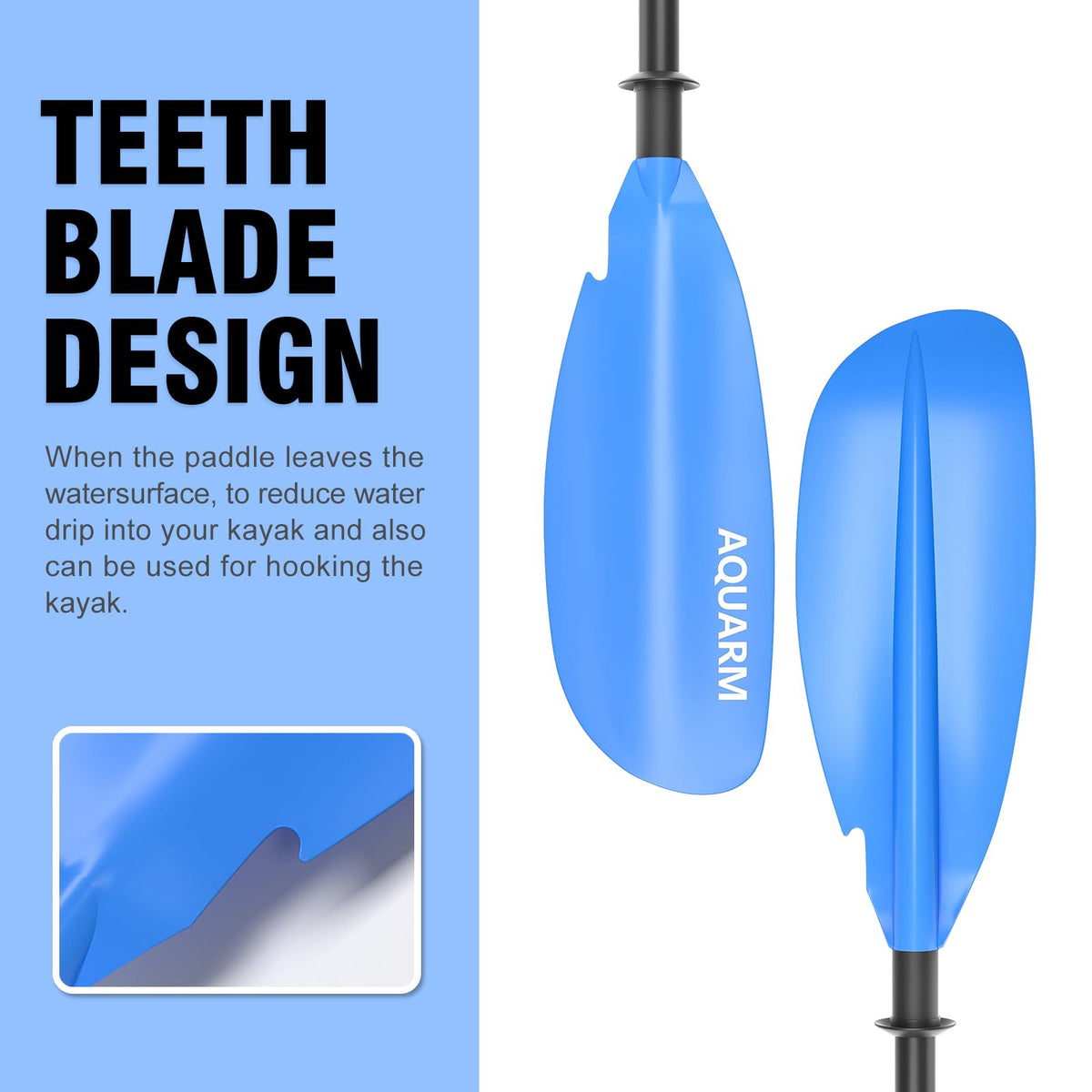Adjustable Lightweight Kayak Paddle 231cm M4172