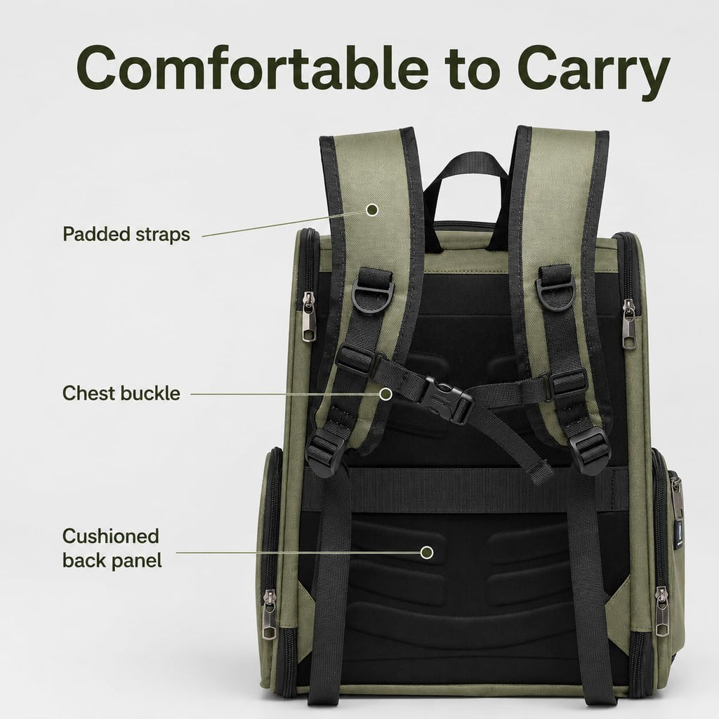 Cat Backpack Carrier Collapsible with Ventilated Mesh Z689