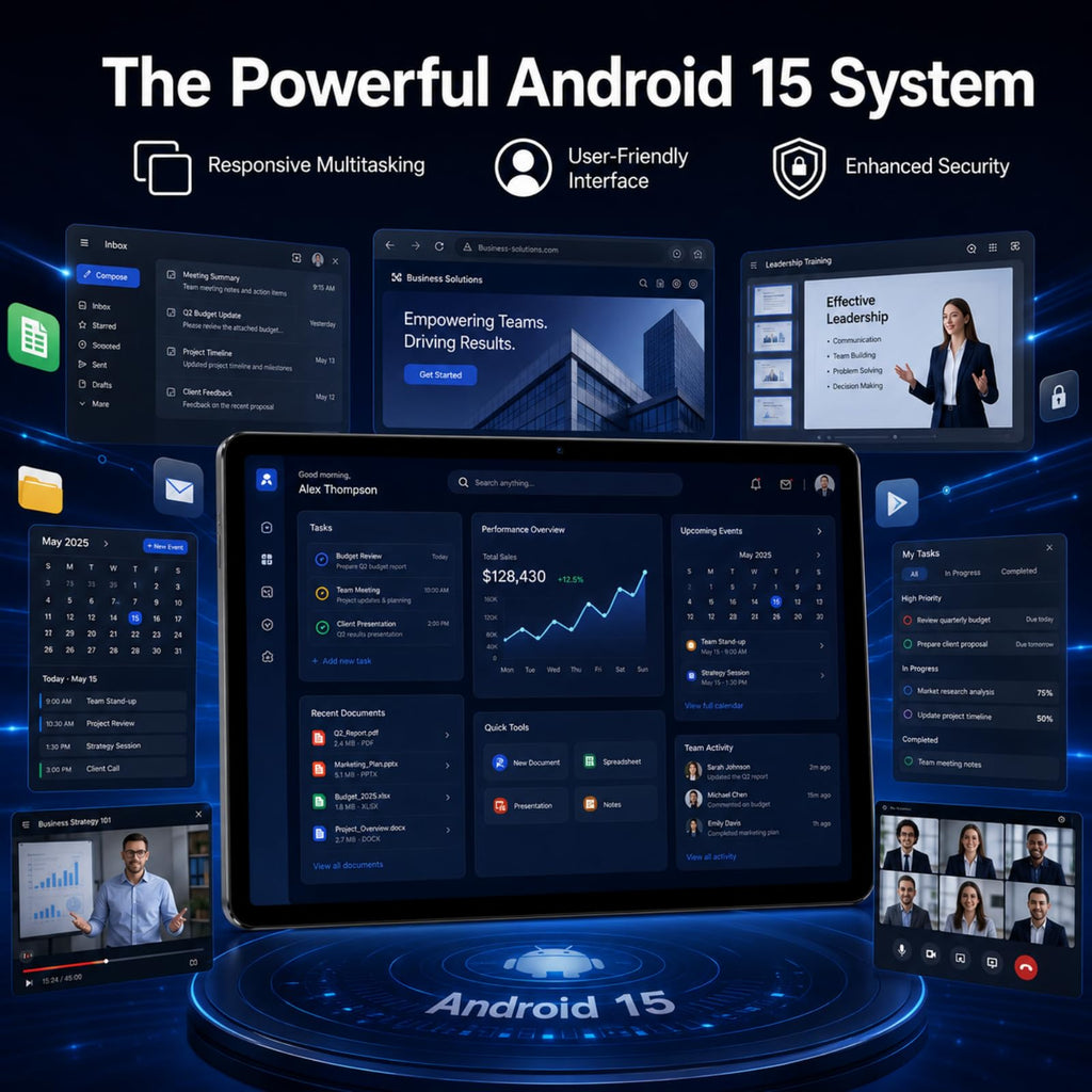 Android 15 Tablet, Octa-core 12GB RAM + 64GB + 64GB Card A49390