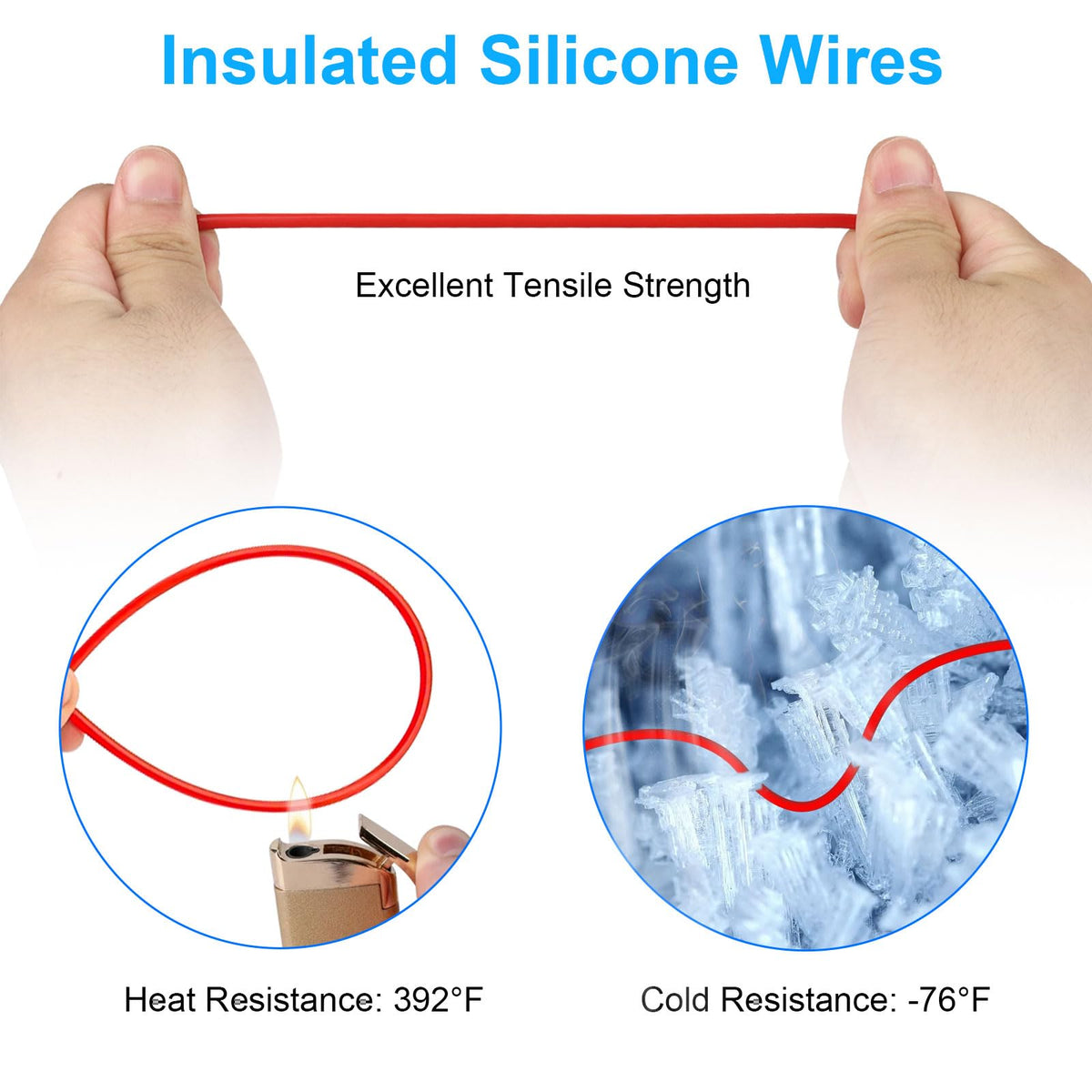 Silicone Multimeter Test Leads Kit F734