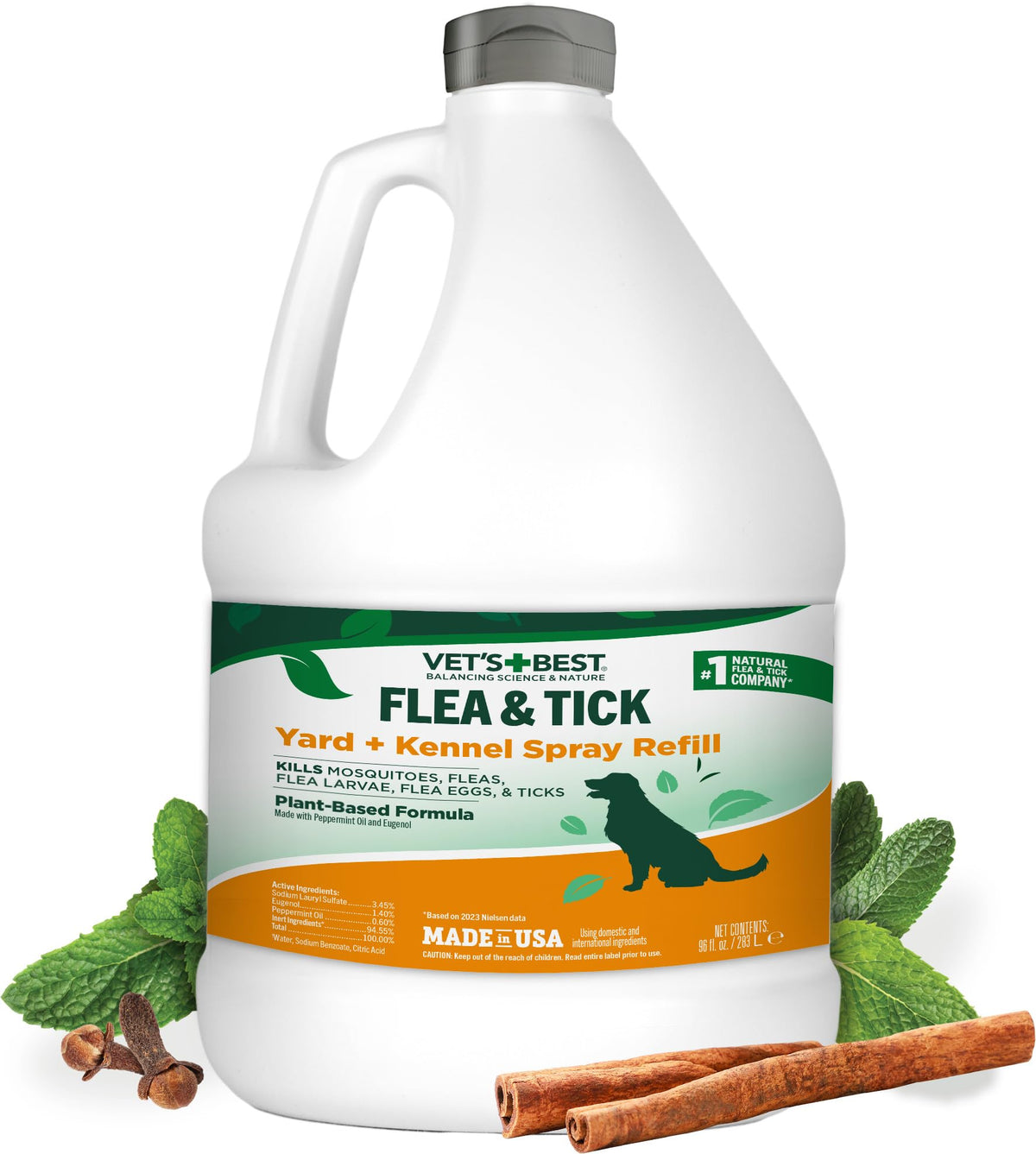 Flea & Tick Mosquito Yard & Kennel Spray for Dogs, 32 oz F2402