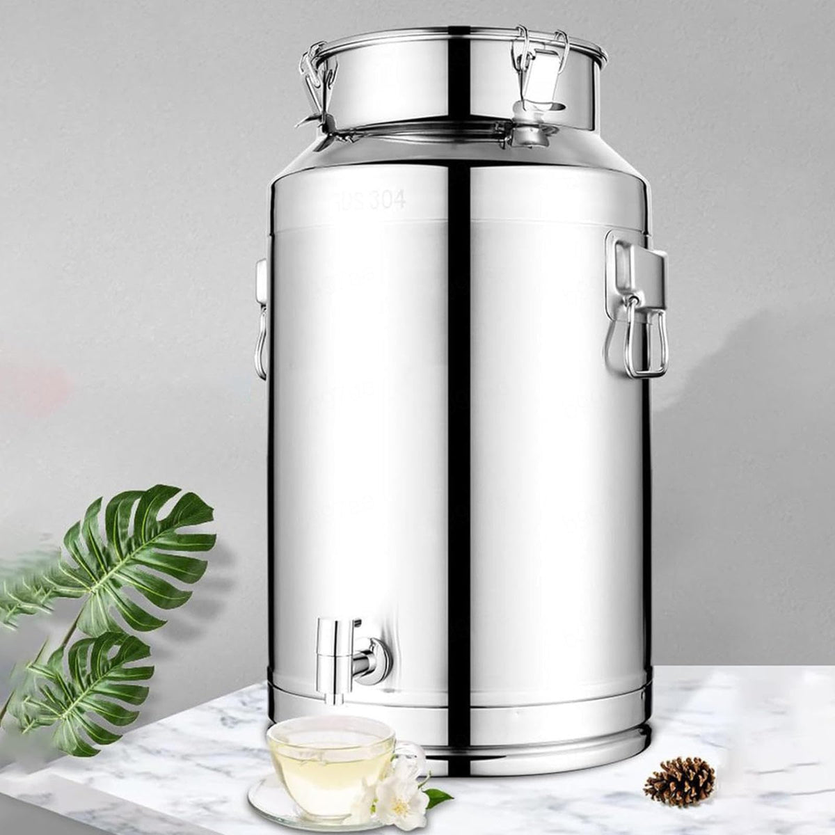 5L Stainless Steel Water Container with Tap J702