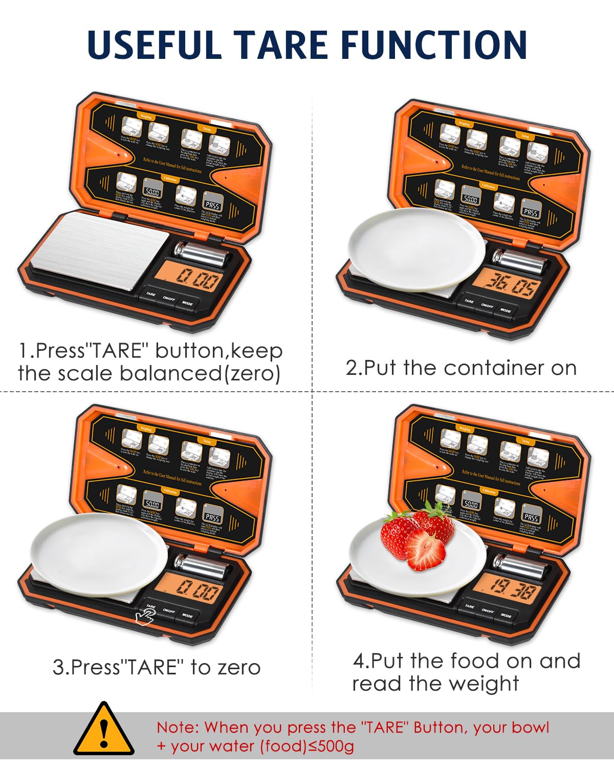 Digital Pocket Scale 500g x 0.01g Z51642