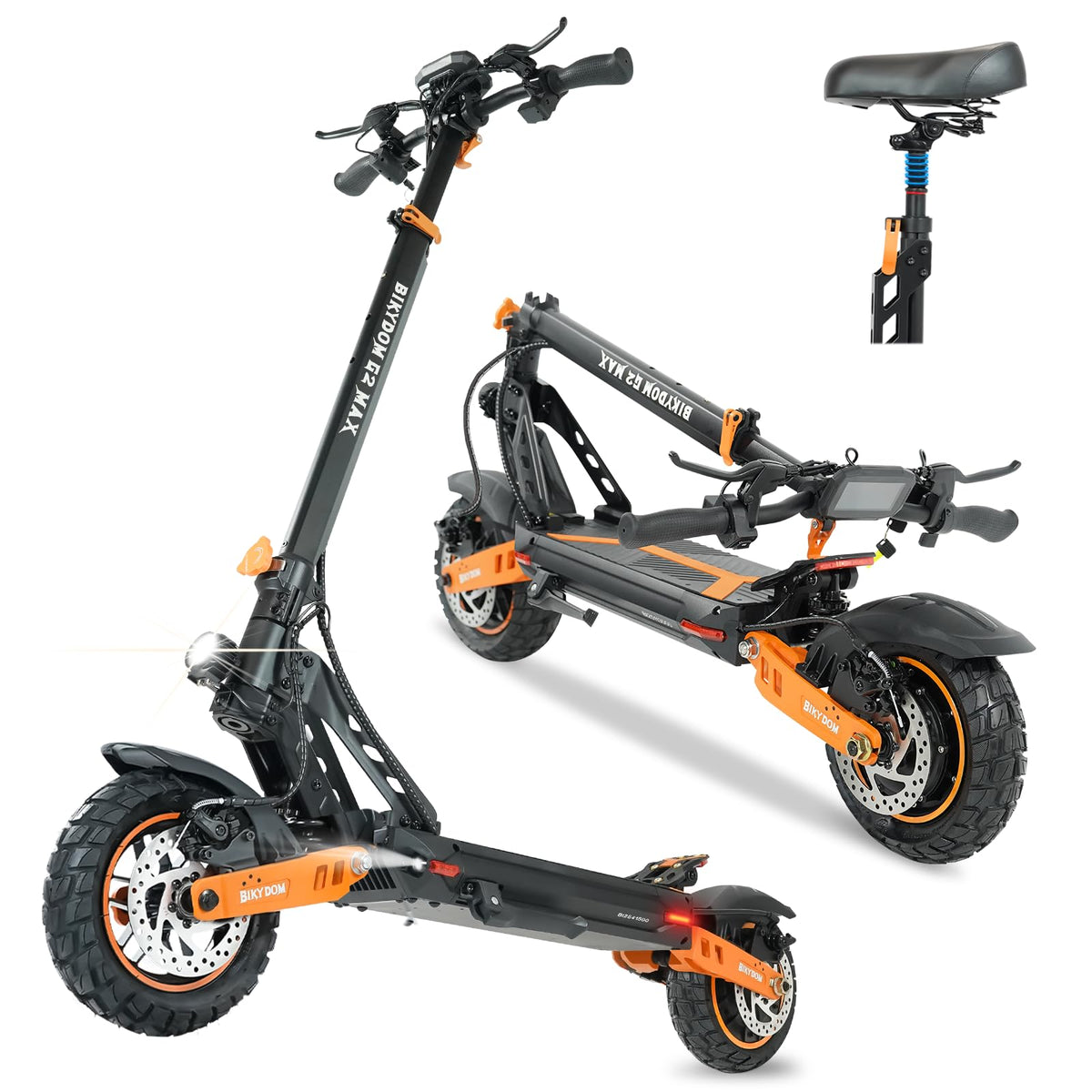 1600 W Motor 50 Miles Range 40 MPH Electric Scooter C622