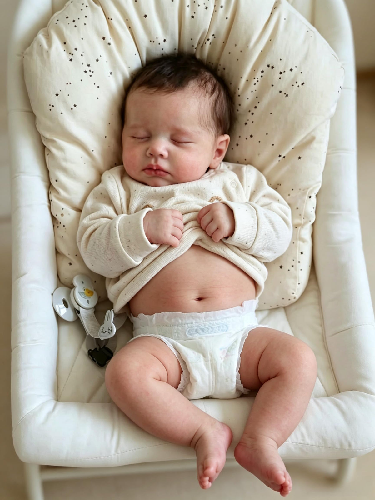 Realistic Silicone Full Body Girl Baby Doll with Hair C71596