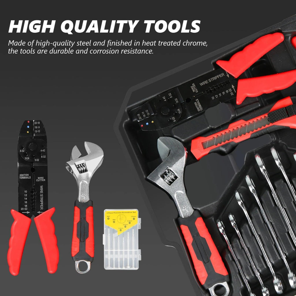 799pcs Aluminum Trolley Case Tool Set Silver W593394