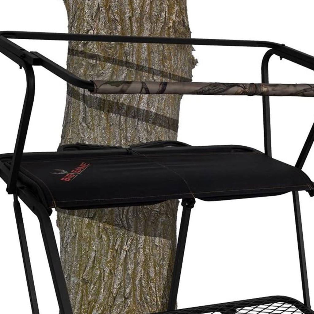 2 Person 18 Foot Tall Portable Hunting Tree Ladder Stand (2 Pack) B457765