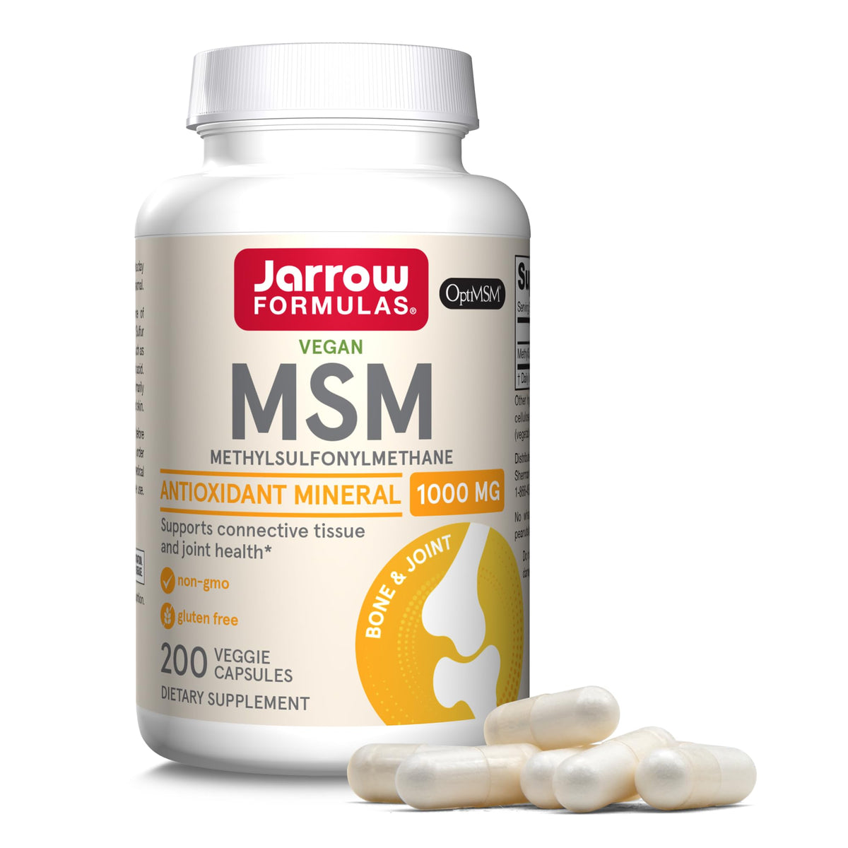 MSM Capsules 1,000 mg 200 Capsules C7583