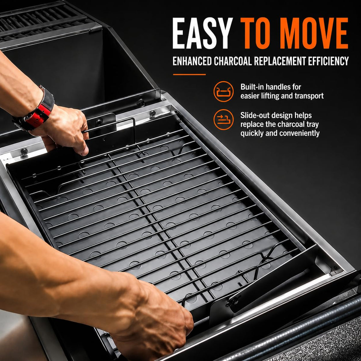 Charcoal Grill Tray D6578