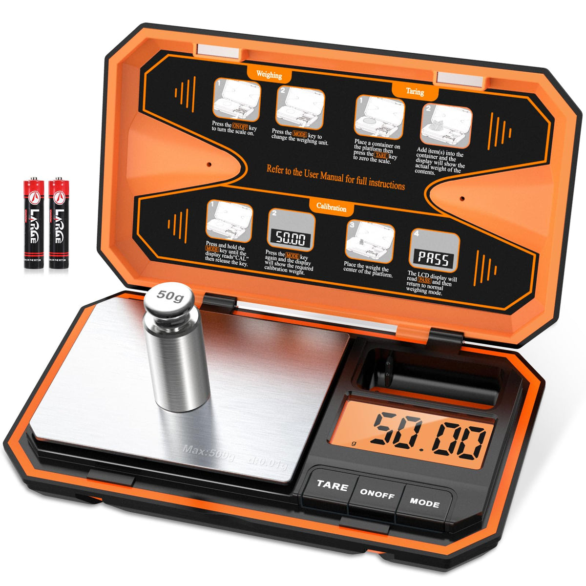 Digital Pocket Scale 500g x 0.01g Z51642