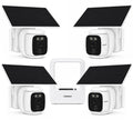 4 Pack Solar Security Cameras Wireless Outdoor 2K WiFi Camera System R630
