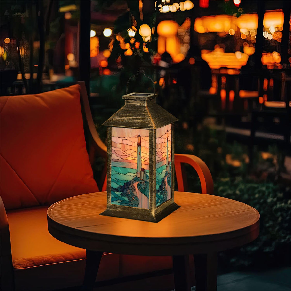 Solar Powered Waterproof Hanging Lantern X8698