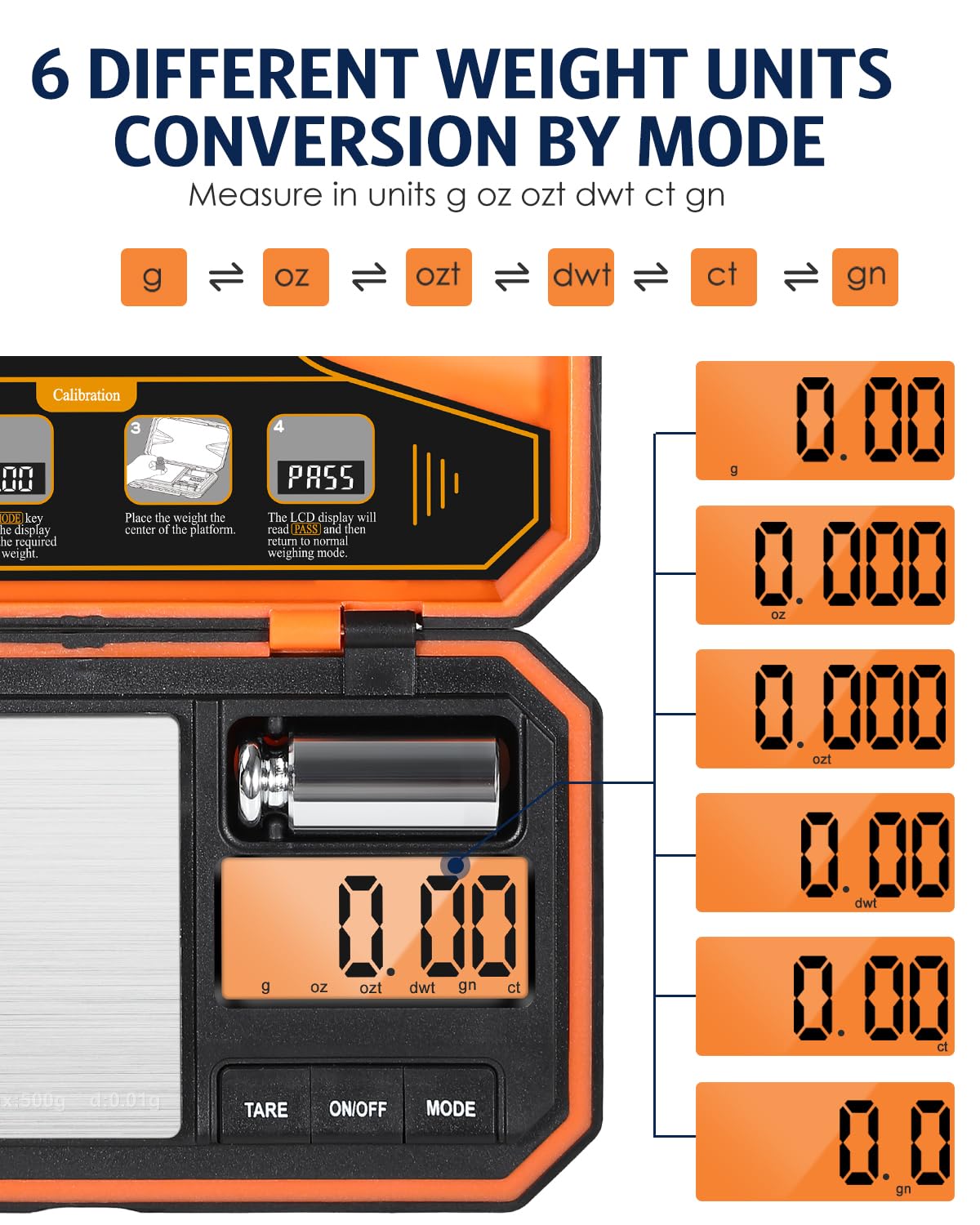 Digital Pocket Scale 500g x 0.01g Z51642