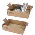 2 Pack Large Cardboard Cat Litter Box O795