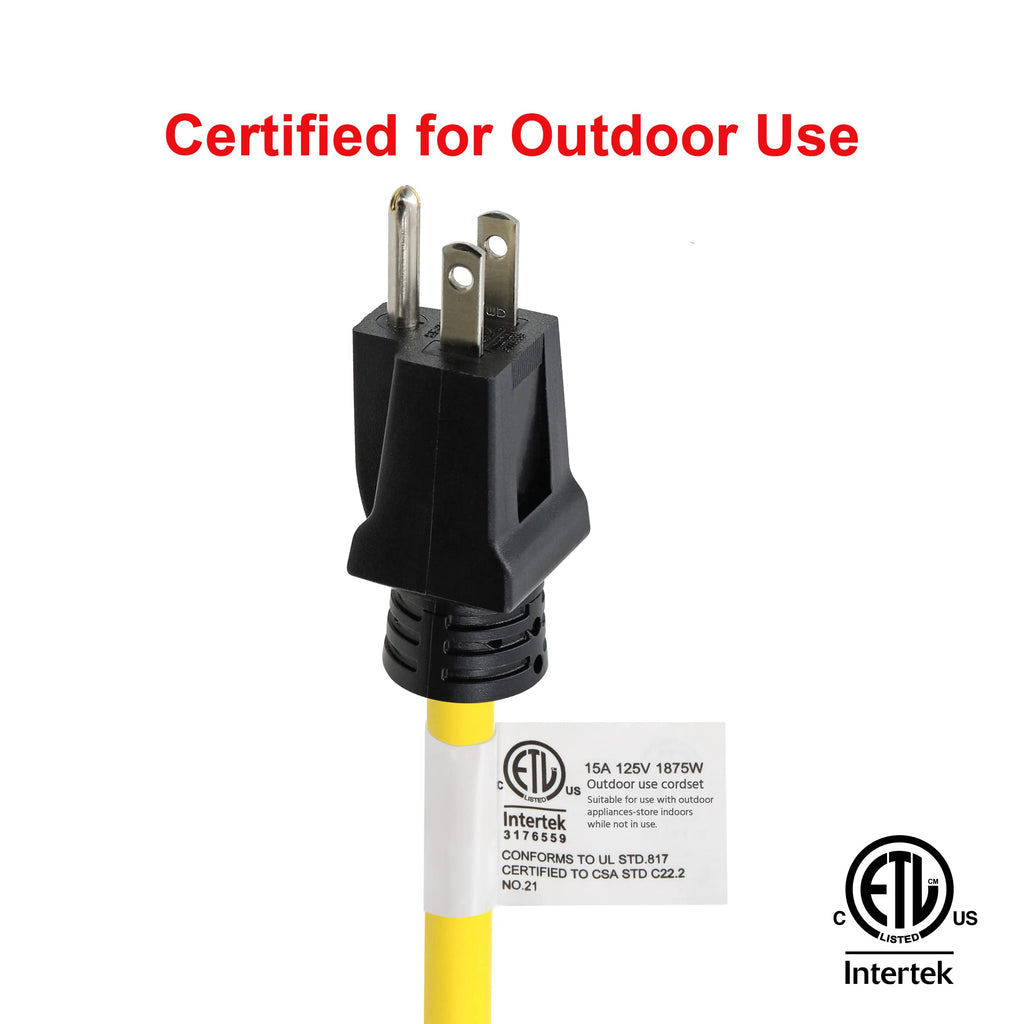 50 ft 12/3 SJTW Heavy Duty Outdoor Extension Cord G78645