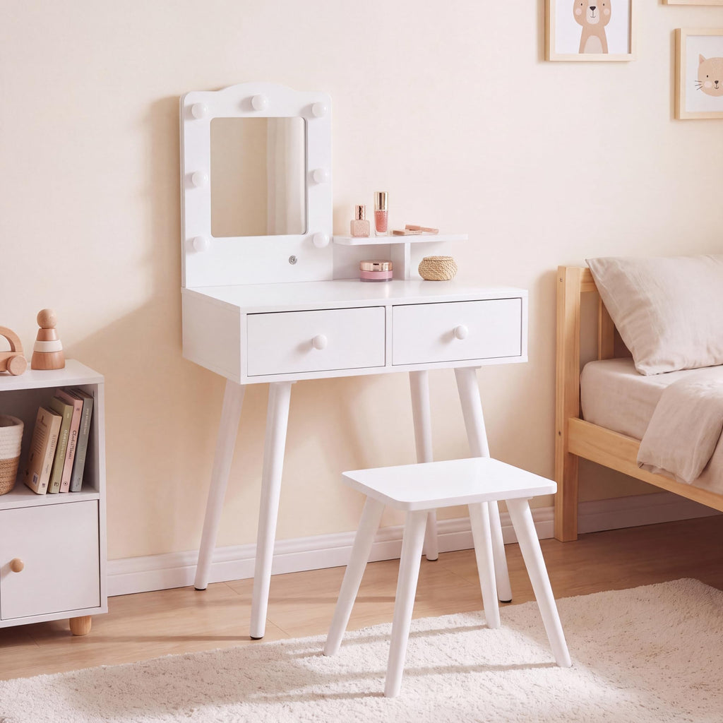 Kids Vanity and Chair Set Q2198