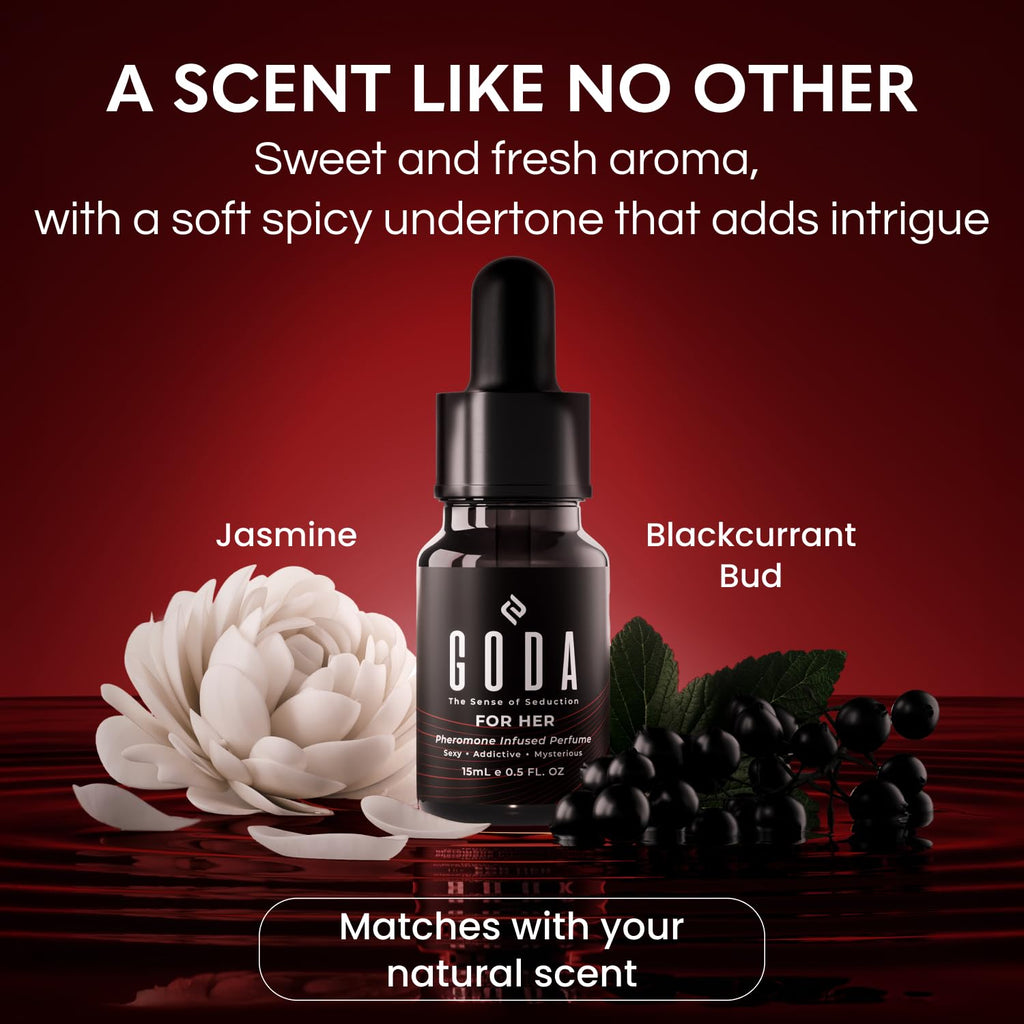 Pheromones Perfume for Women with Jasmine and Rose 15ml B180