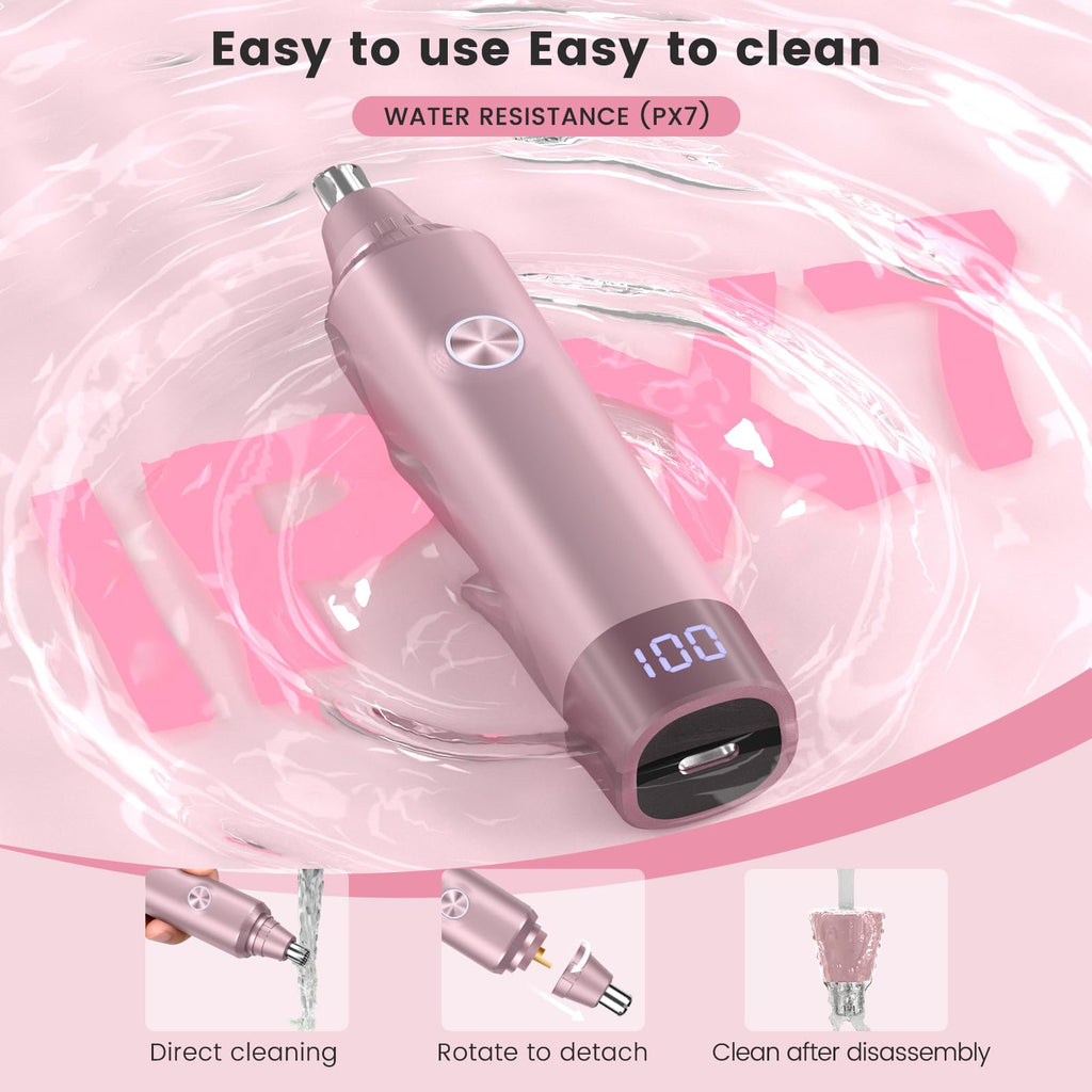 USB Rechargeable Electric Ear and Nose Hair Trimmer E812390