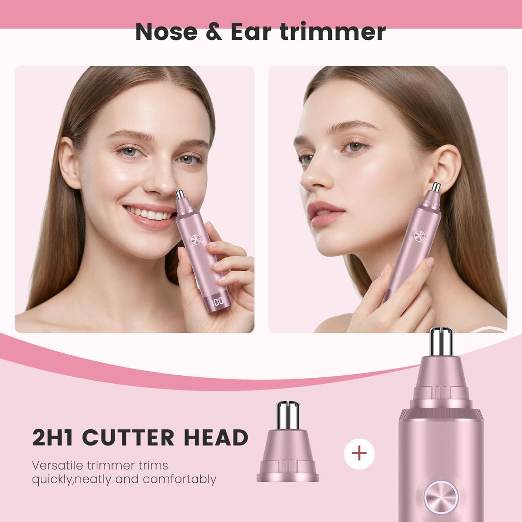 USB Rechargeable Electric Ear and Nose Hair Trimmer E812390