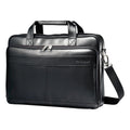 Leather Slim Briefcase V8954