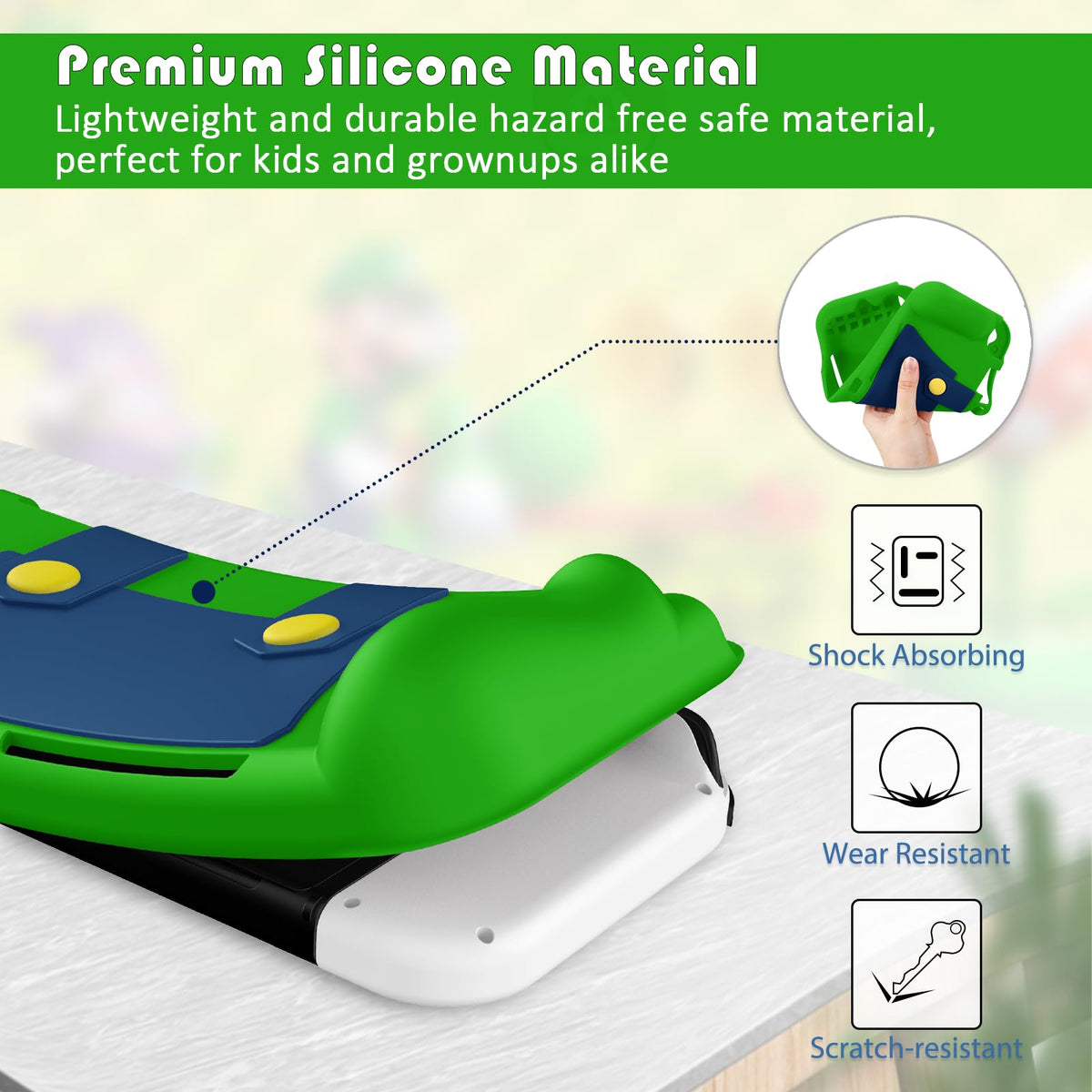 Green Silicone Case U14445