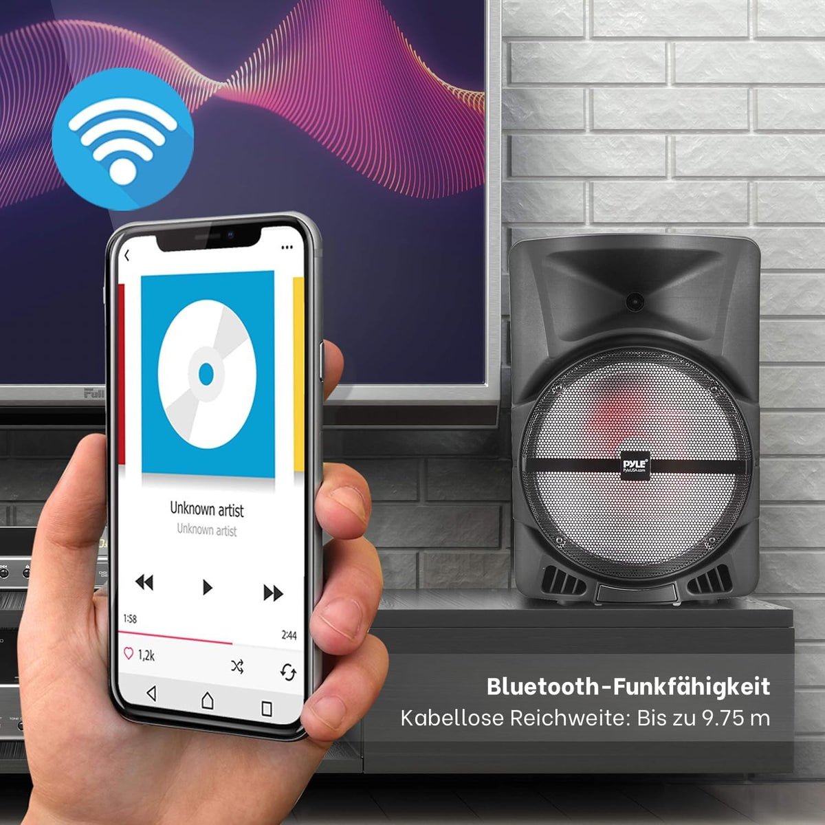 Portable Wireless PA Speaker System C1764