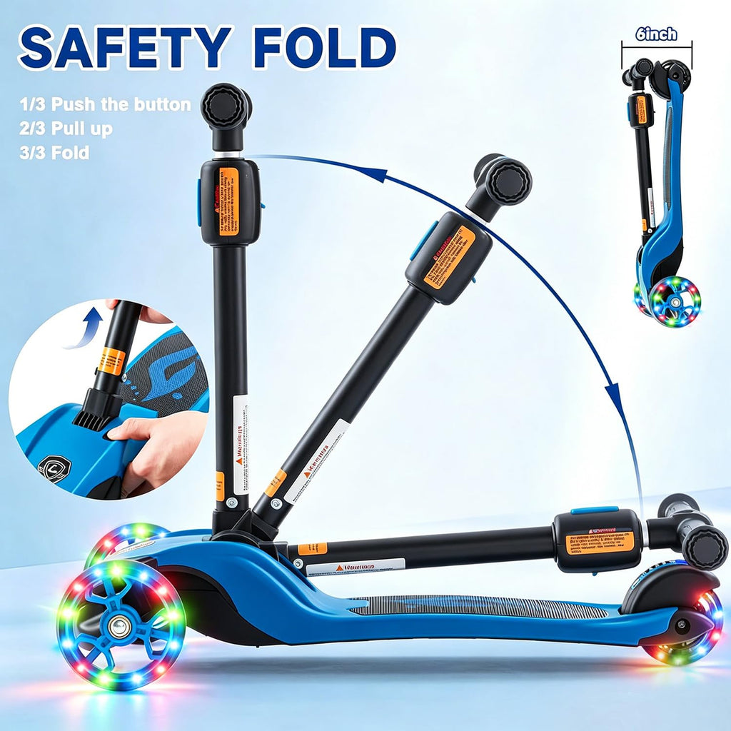 2-in-1 Folding 3 Wheel Kick Scooter N807310