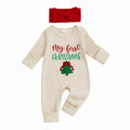 Newborn Pumpkin Ghost Jumpsuit U8836