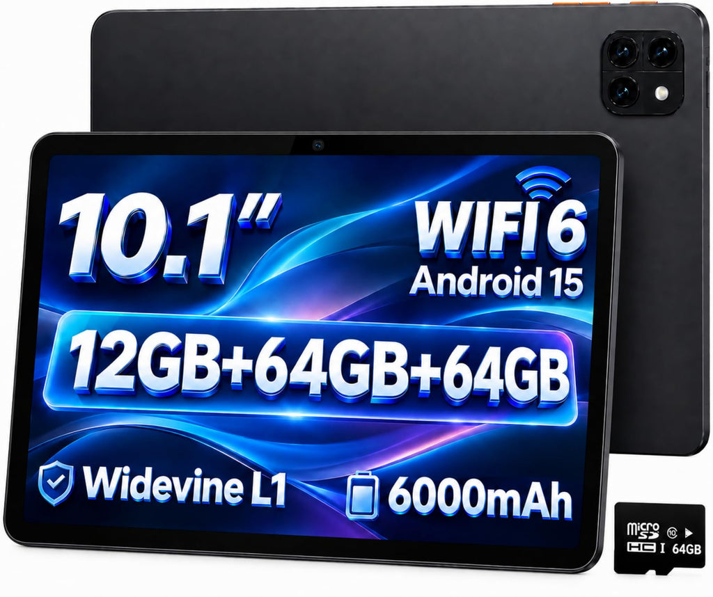 Android 15 Tablet, Octa-core 12GB RAM + 64GB + 64GB Card A49390
